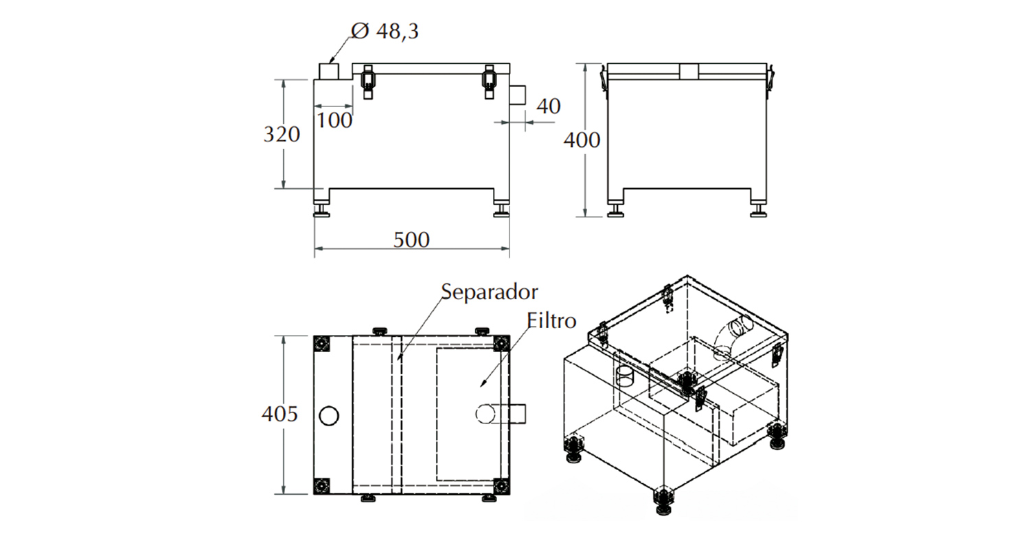 Adaptador de flexo a hembra 1/2” [KAD-31] - Tedhinox